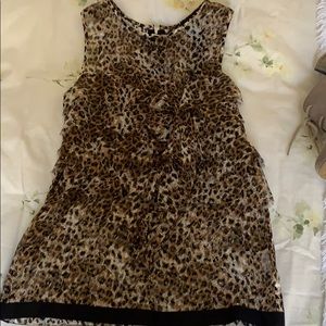Poleci leopard print top